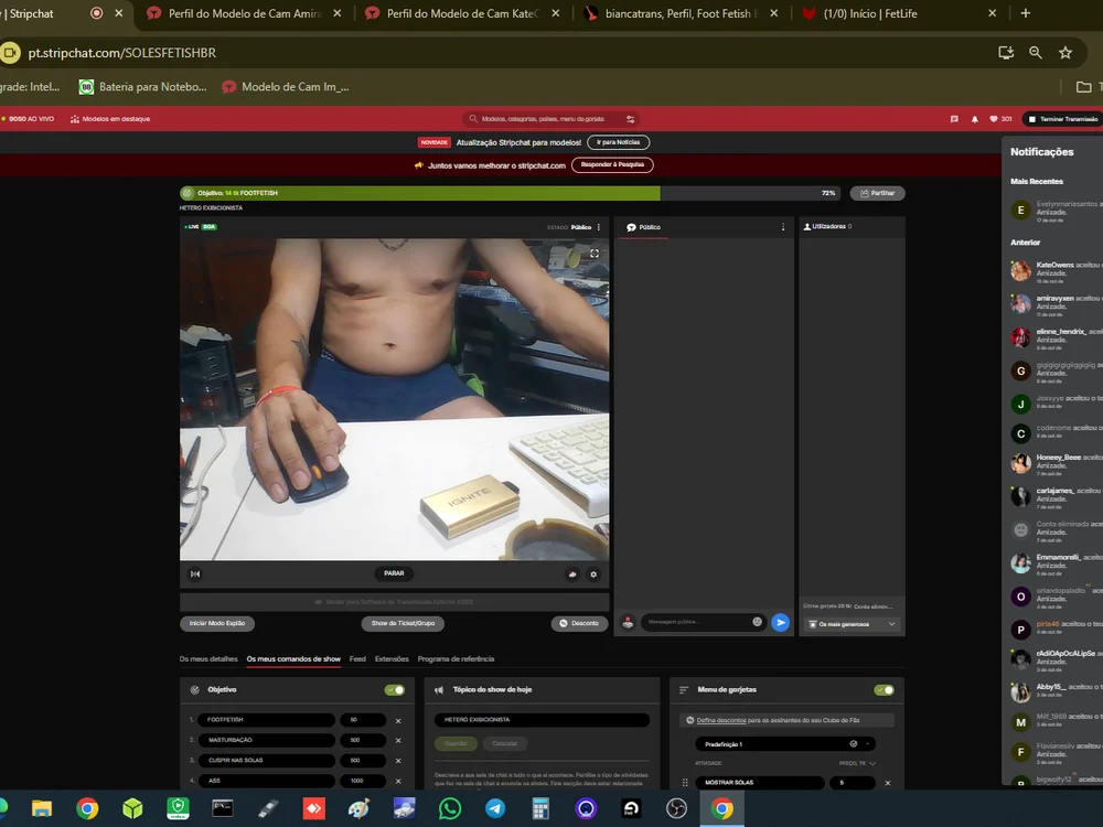 SOLESFETISHBR, model webcam de Stripchat: fotos