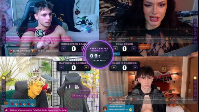 Preview photo of webcam model the-live-house-boys on Flirt4Free